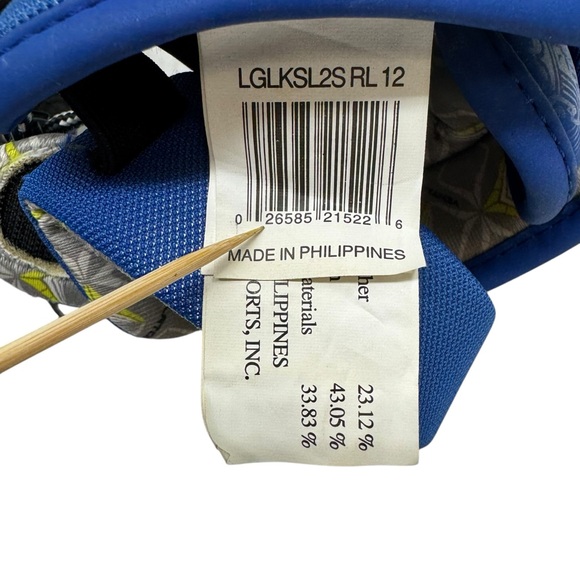 Brine King Lacrosse Gloves Superlight 12" Royal Blue - Picture 10 of 16